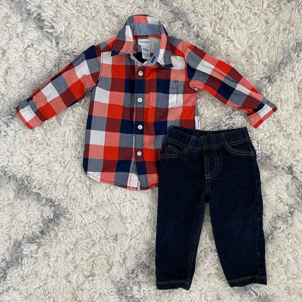 12 month Carter’s infant boy outfit